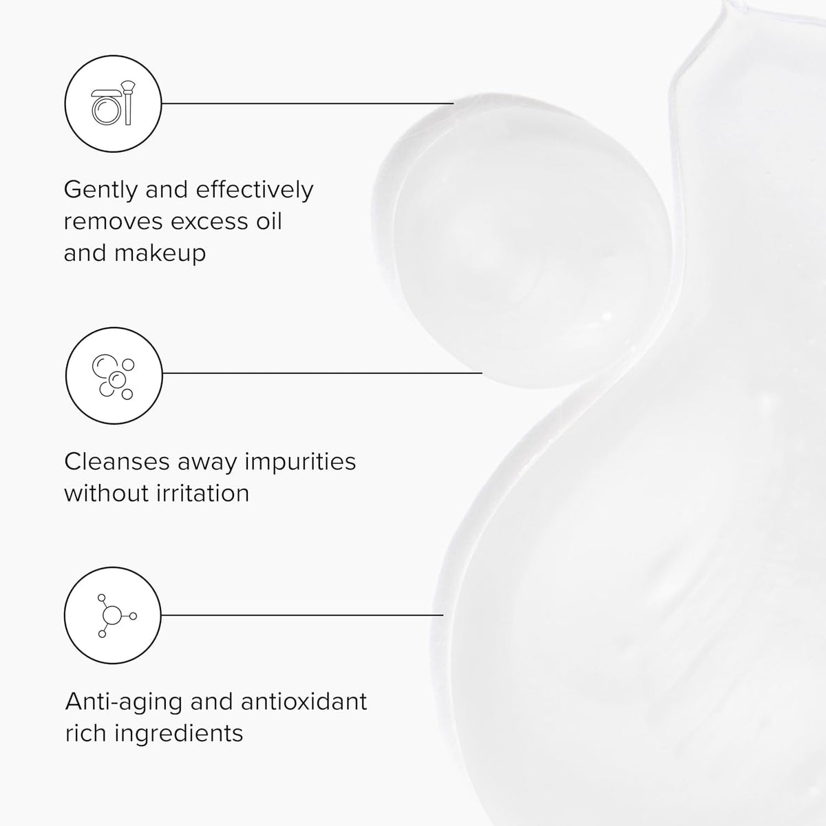 DRMTLGY Essential Facial Cleanser - Gentle Face Cleanser and Face Wash for Women and Men with