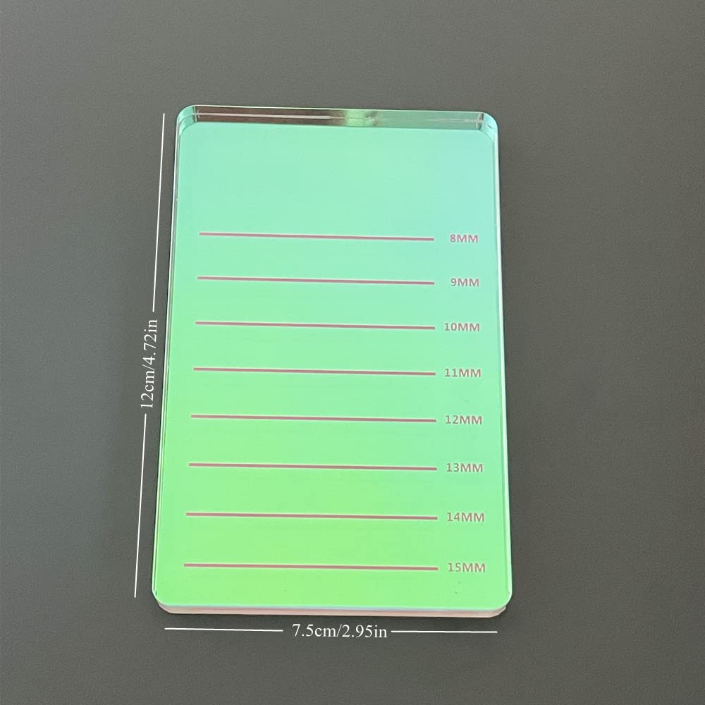 Grafting False Eyelash Acrylic Extension Pallet, Eyelash Extension Glue Tweezers Plate Pad Makeup