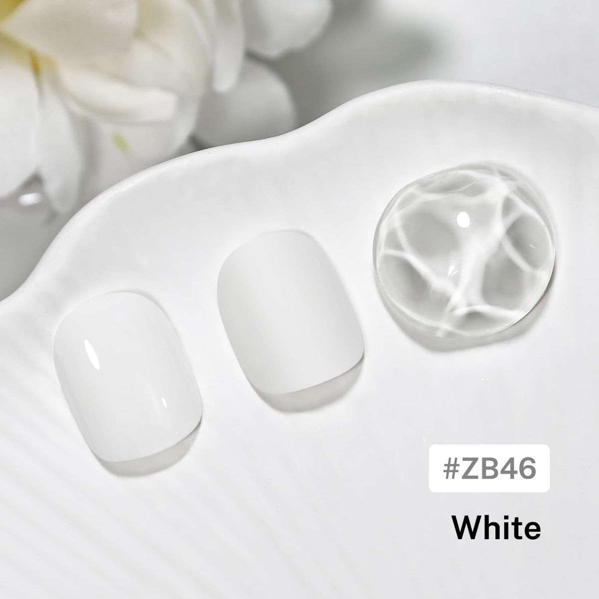 16.5ml White Nail Polish Large Volume Quick Drying Nail Polish, Fast Drying and Long Lasting Color