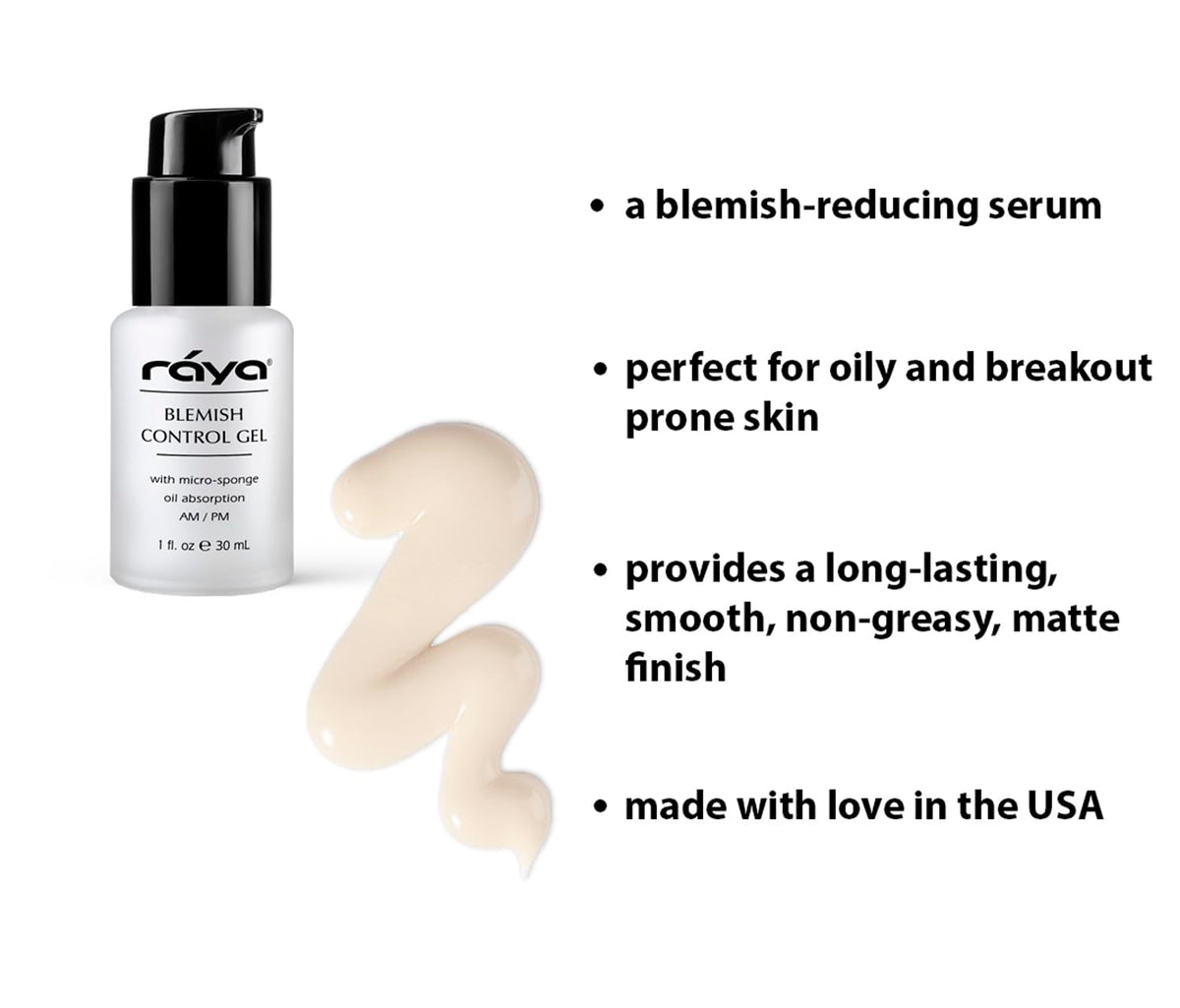 RAYA Blemish Control Gel (703) | Oil Controlling Facial Treatment Serum for Oily and Break-Out