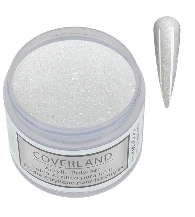 Tones Coverland Acrylic Powder | Frosted Diamonds | 1.5 Oz | Limited Edition for Nail Design |