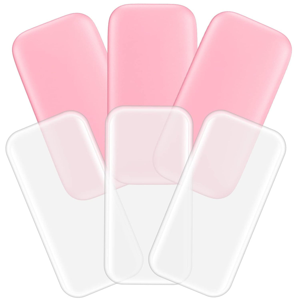 6PCS Silicone False Eyelash Holder Pads for Eyelash Extensions Loose Lash, Reusable Eyelash