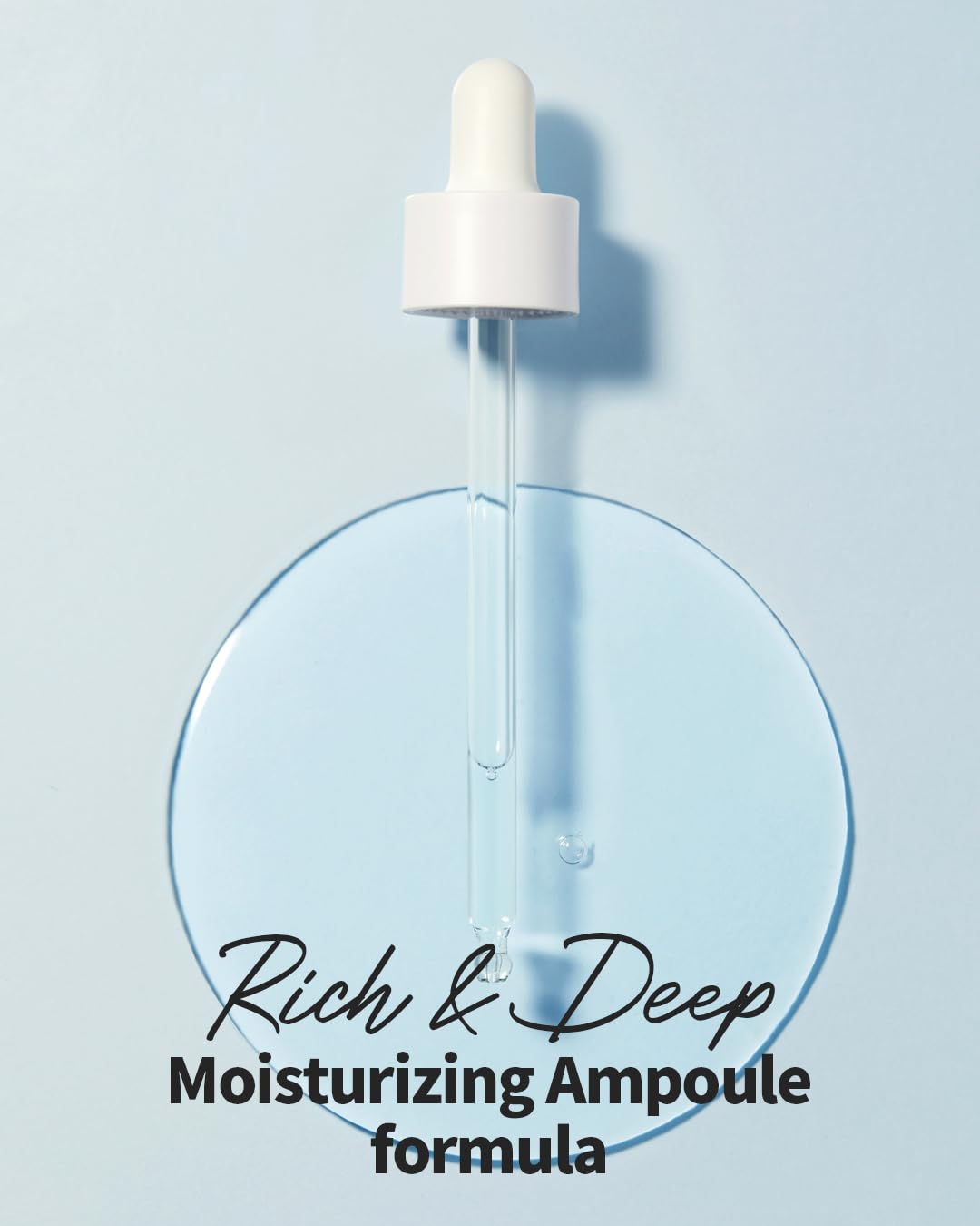 WELLAGE Real Hyaluronic Blue Ampoule 100, Korean Skincare, Fragrance Free Hyaluronic Acid Serum