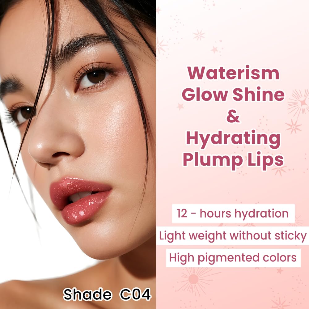 CATKIN Glossy Lip Balm Ultra Hydating Glow Lip Tinted Jelly Plump Melting Balm Shea Butter Repair