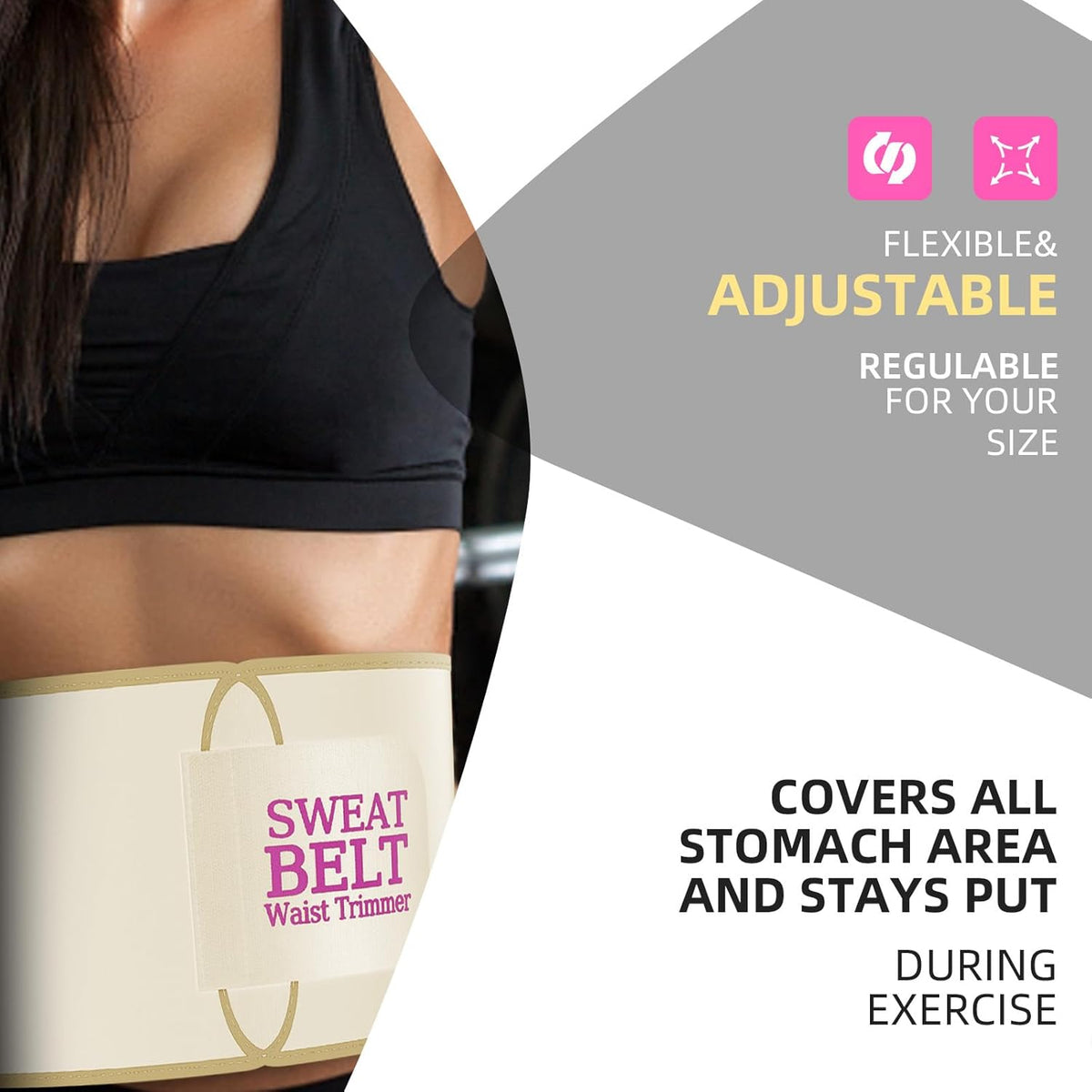 ZPP Waist Trainer for Women and Men, Neoprene Sweat Band Waist Trimmer Belt Slimming Stomach Wrap