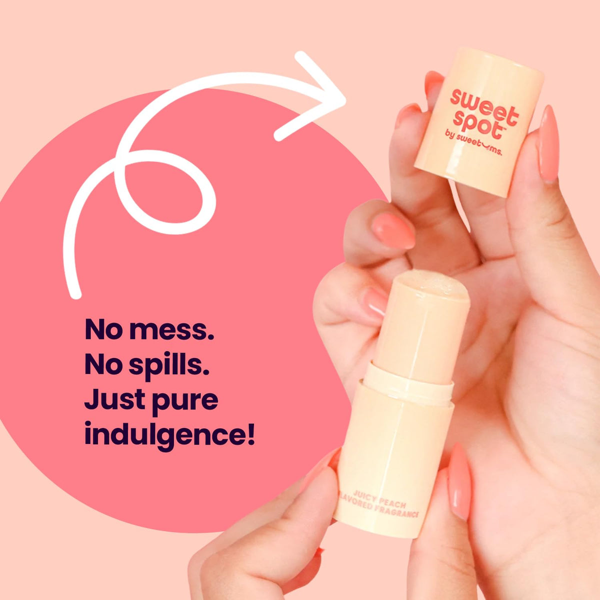 SweetSpot Flavored Solid Perfume Stick, Portable Travel Perfumes for Women, Long Lasting