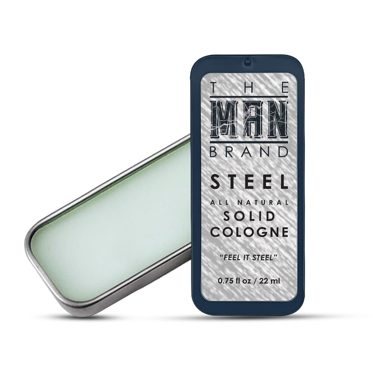 Steel Solid Cologne 0.75 oz - Natural Men's Cologne - Redefined men's fragrance Wax Cologne, Steel