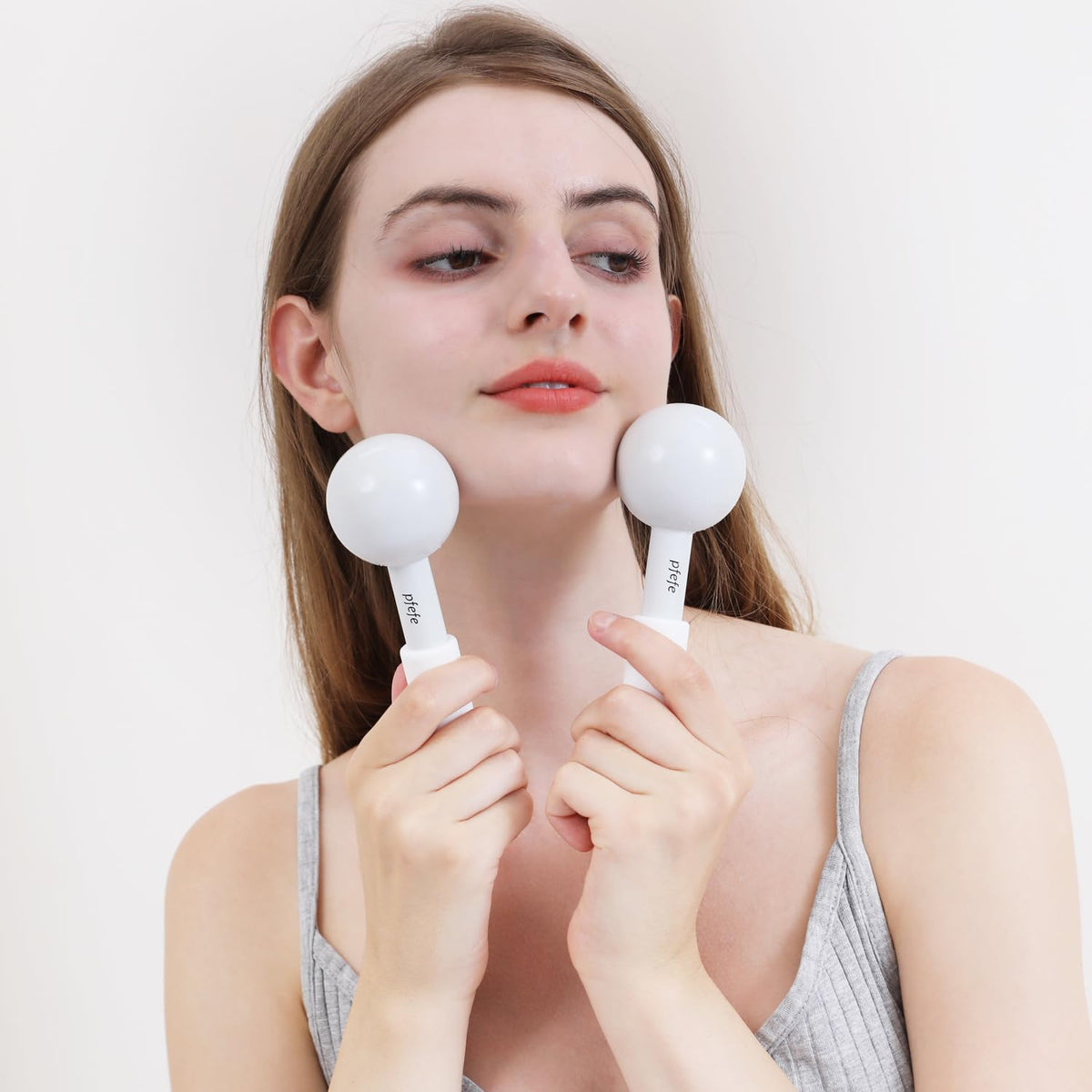 Ice Globes for Face & Eyes, Unbreakable Stainless Steel Cryo Sticks for Beauty Routines, Facials
