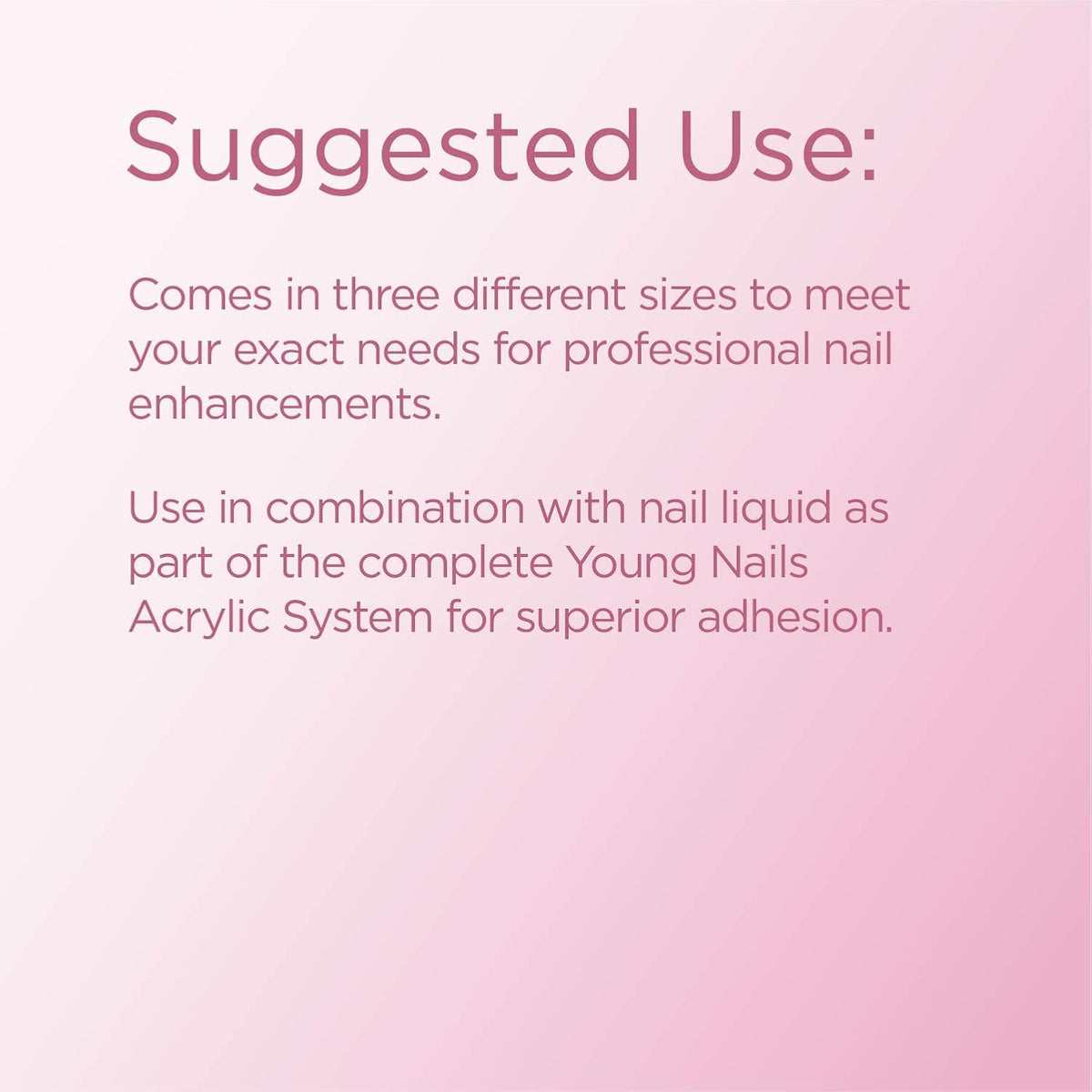 Young Nails Acrylic Cover Powder, Peach, 45 Gram