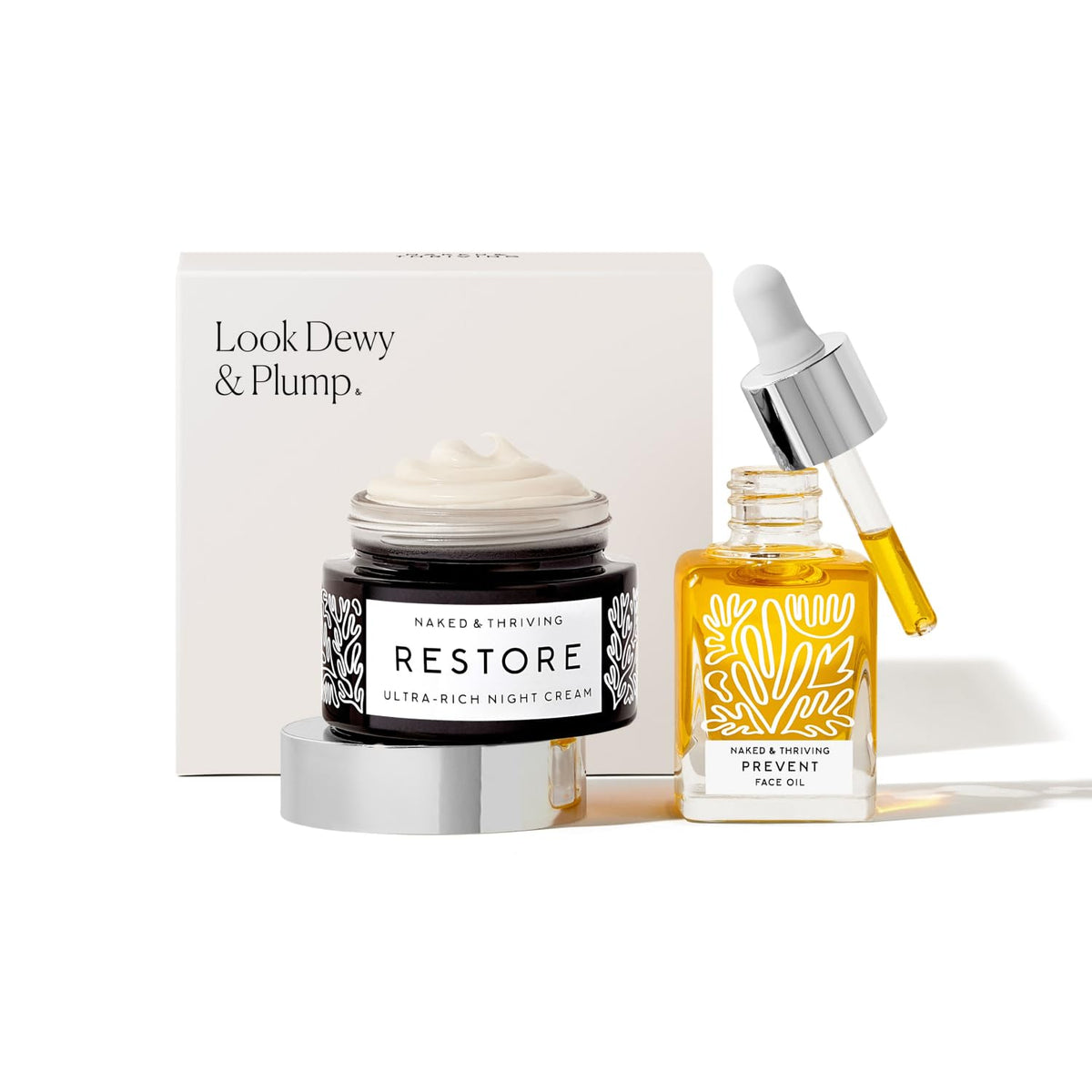 Naked & Thriving The Advanced Anti-Aging Duo: For fewer visible wrinkles | Restore Ultra-Rich Night