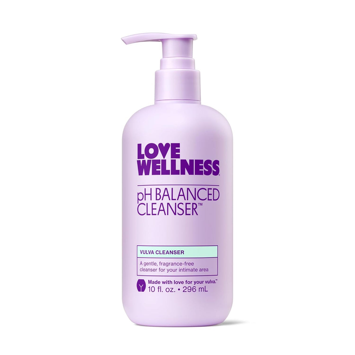 Love Wellness pH Balancing Cleanser | Feminine Vulva Wash for Intimate Health & Hygiene |