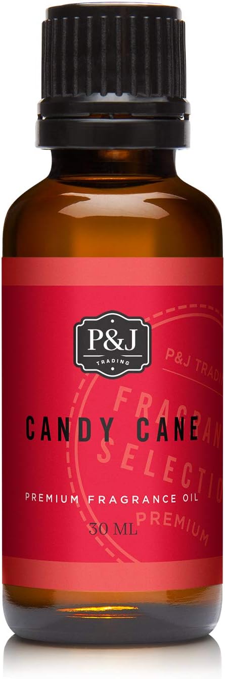 P&J Trading Fragrance Oil | Candy Cane Oil 30ml - Candle Scents for Candle Making, Freshie Scents
