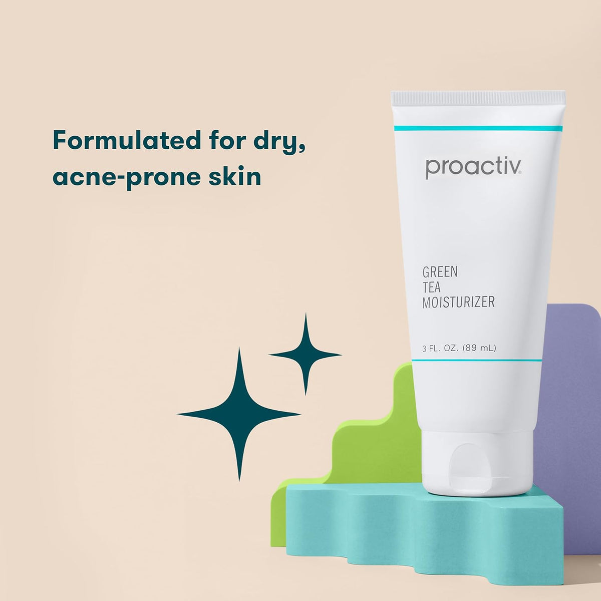 Proactiv Green Tea and Hyaluronic Acid Moisturizer for Dry Skin, Hydrating Face Moisturizer for