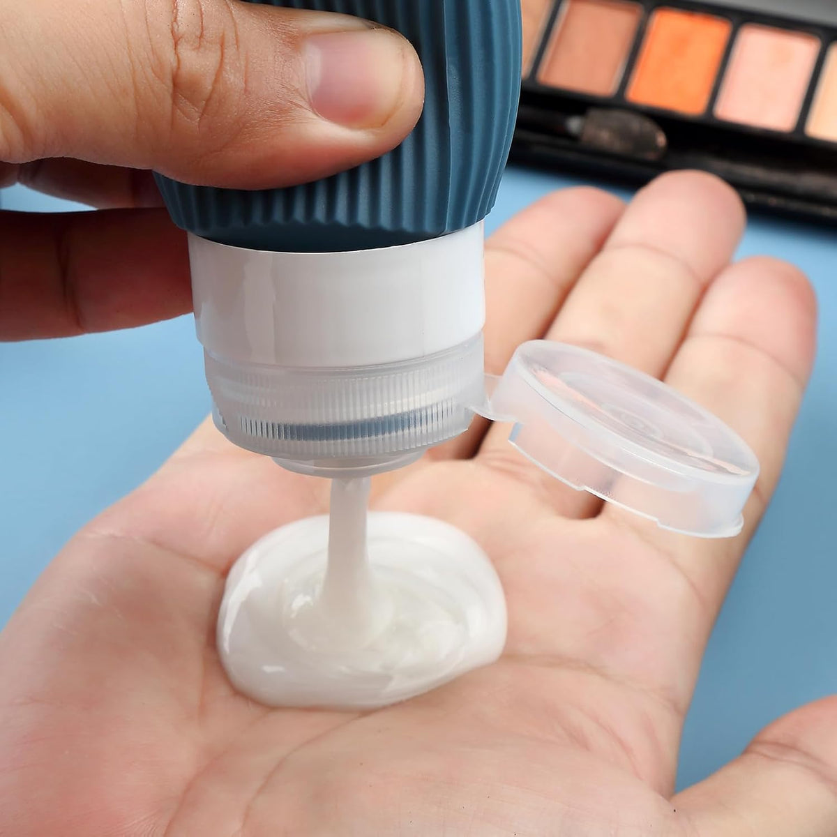 16 Pack Travel Bottles Set, TSA Approved Leak Proof Silicone Squeezable Containers for Toiletries