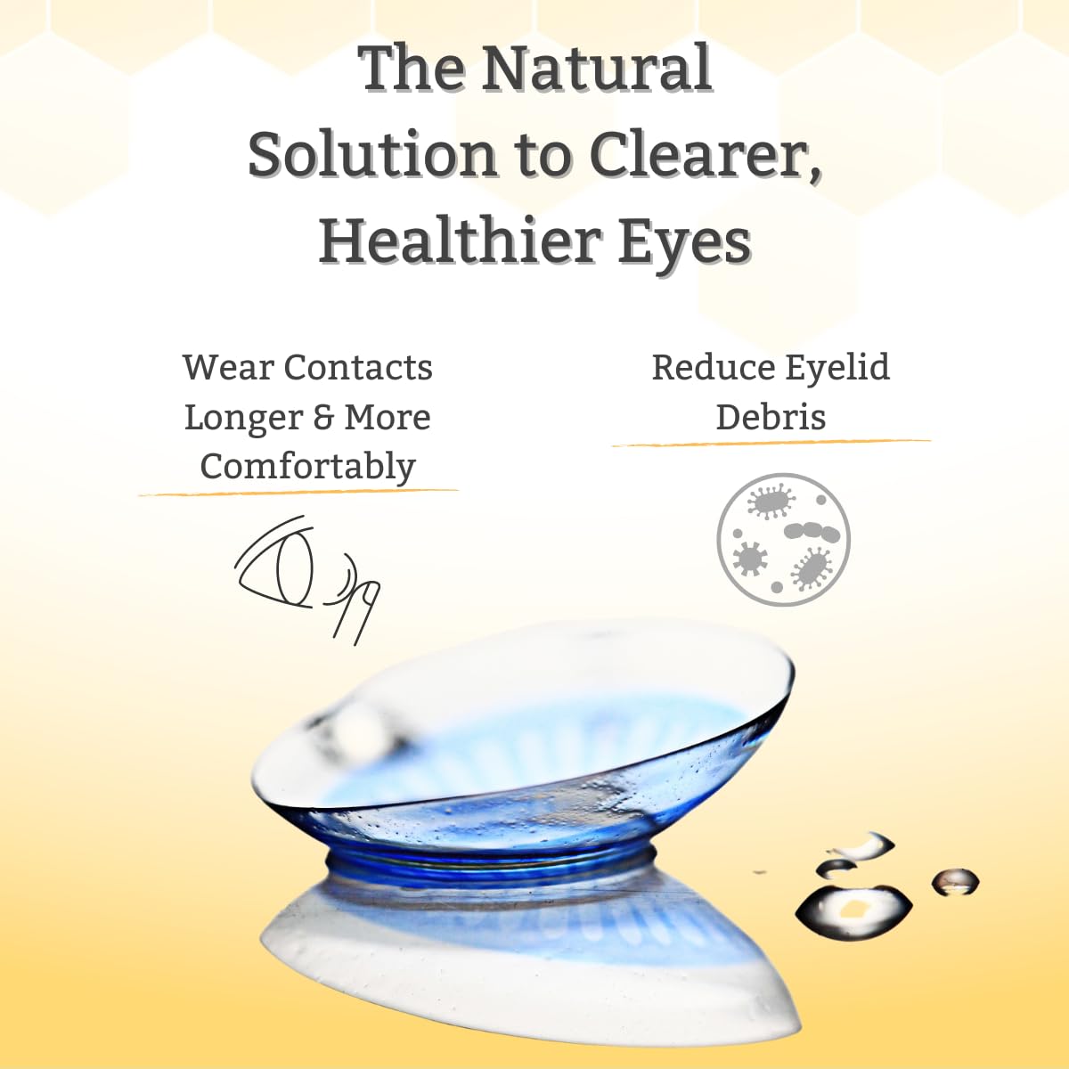 TearRestore NeutraWipe Eco Manuka Honey Eyelid Wipes | Ultra-Soft Biodegradable Eyelash Cleanser