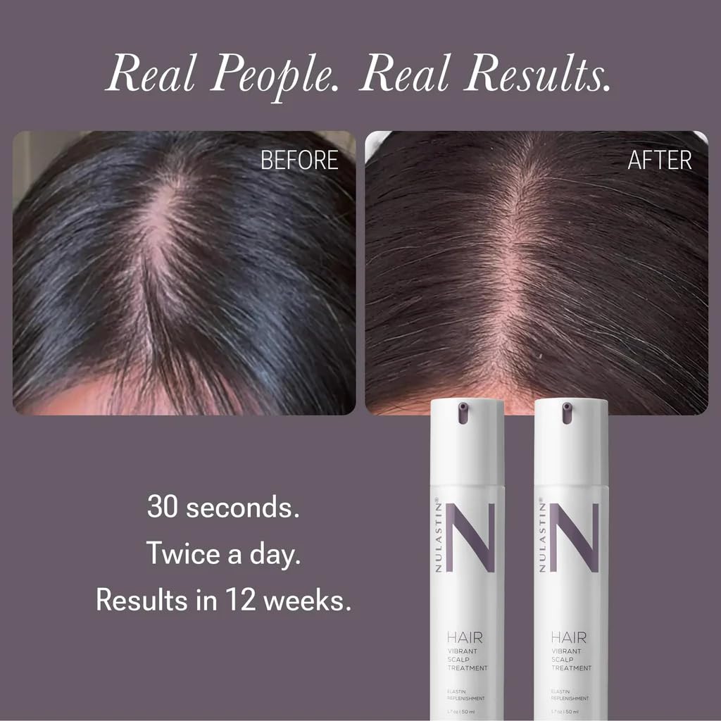 NULASTIN Hair Serum - HAIR Vibrant Scalp Treatment - Promote Scalp Care & Thicker Looking Volume in