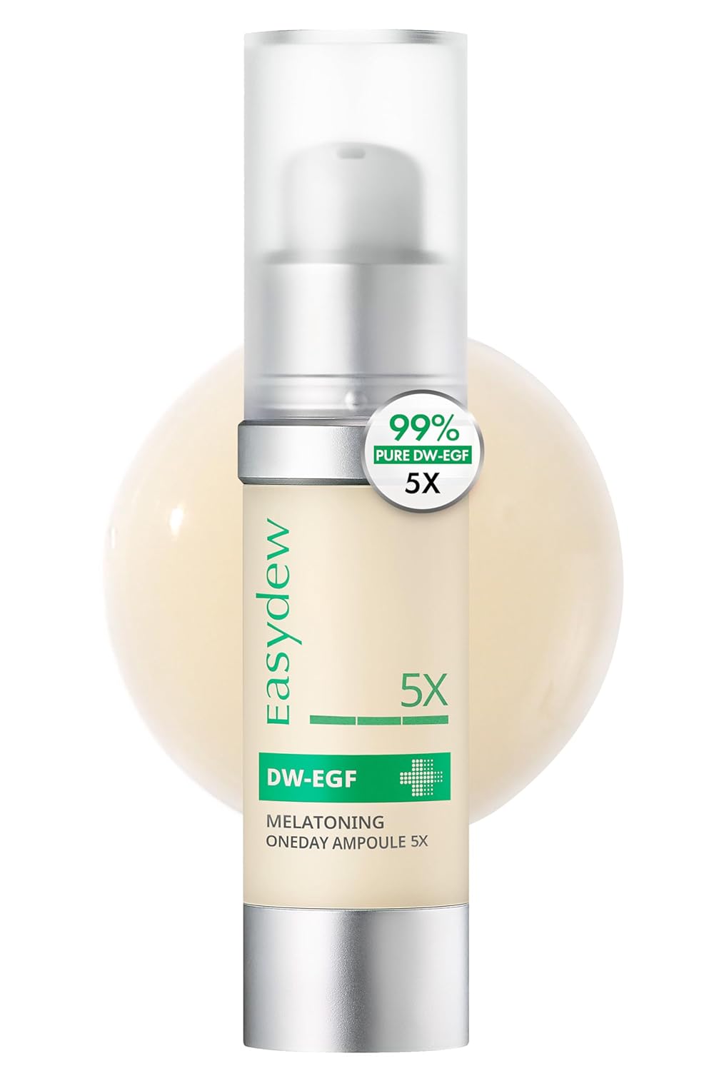 Easydew DW-EGF Melatoning Ampoule 5X - Hydrating Dark Spot Serum with Niacinamide & Glutathione for