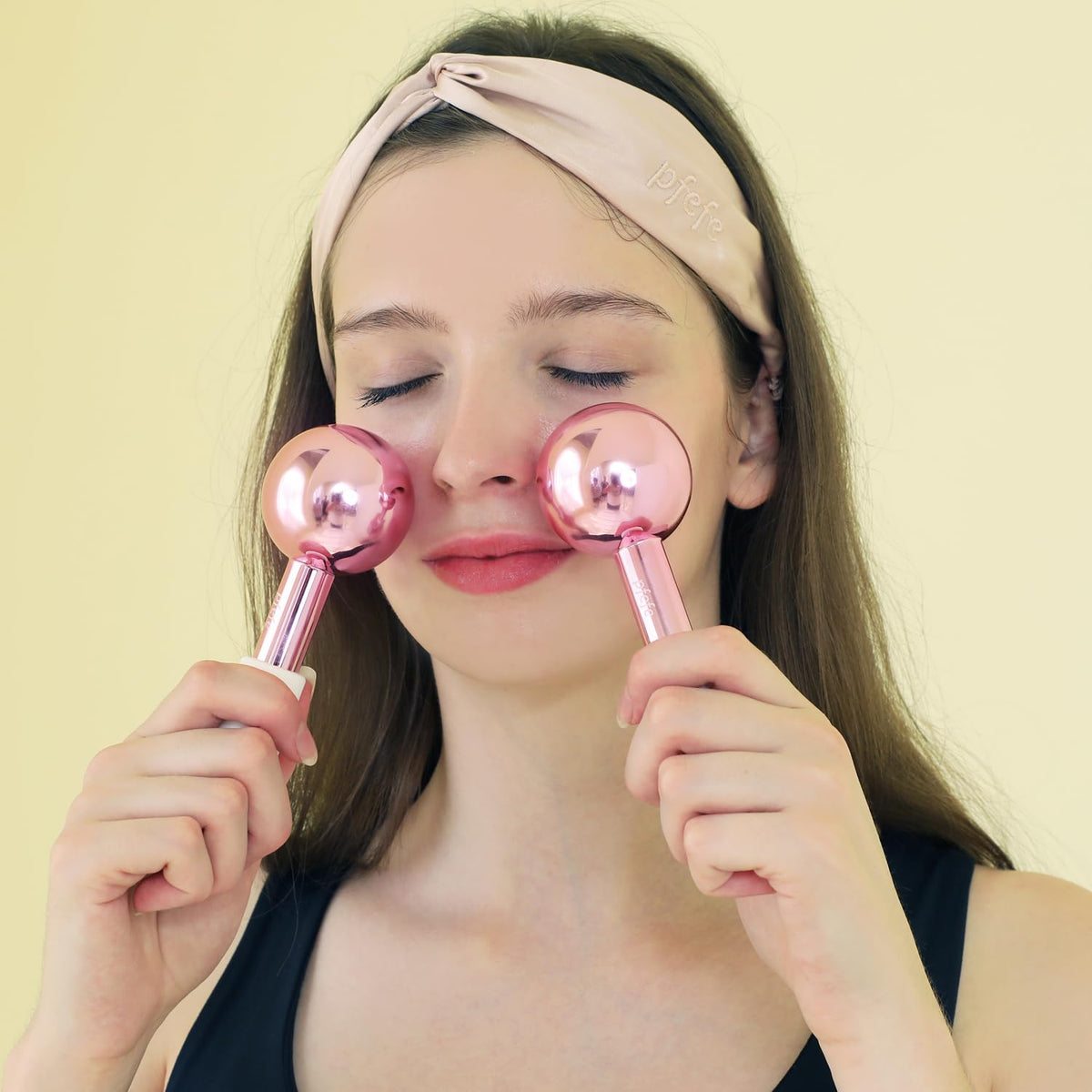 Ice Globes for Face & Eyes, Unbreakable Stainless Steel Cryo Sticks for Beauty Routines, Facials