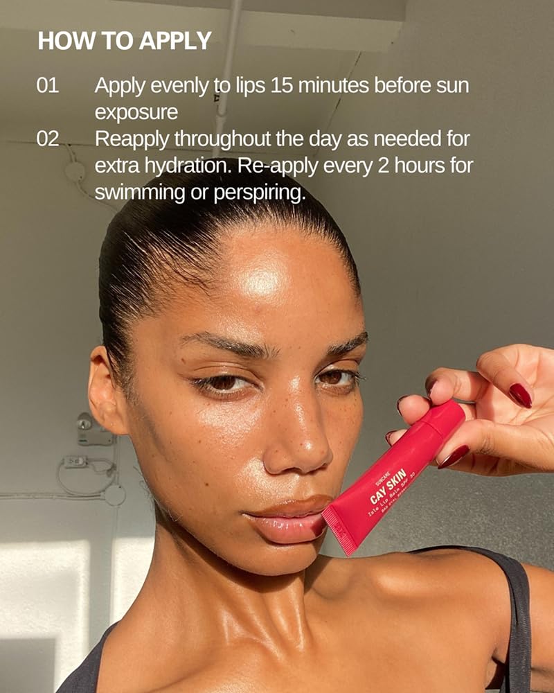 Cay Skin Isle Lip Balm SPF 30 – High Shine, Hydrating + Sheer Lip Gloss in Vanilla Brown Sugar