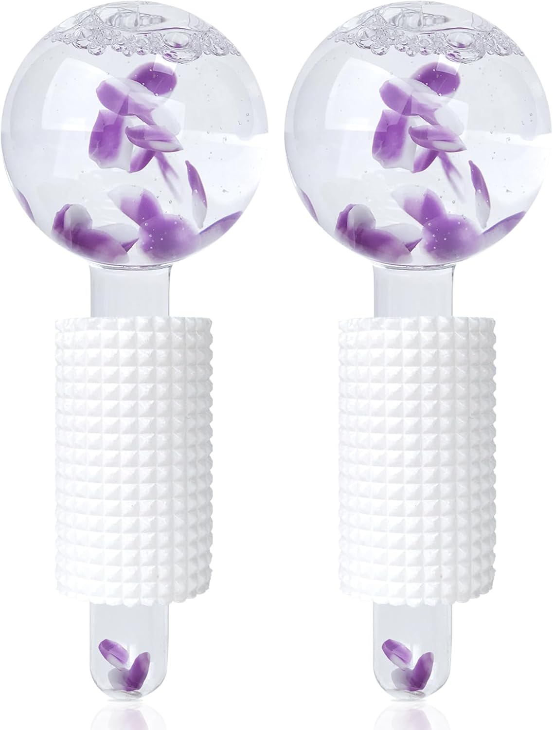 Ice Globes & Ice Roller for Face and Eyes - Facial Massage Tools for Skin Care, Reduce Wrinkles &
