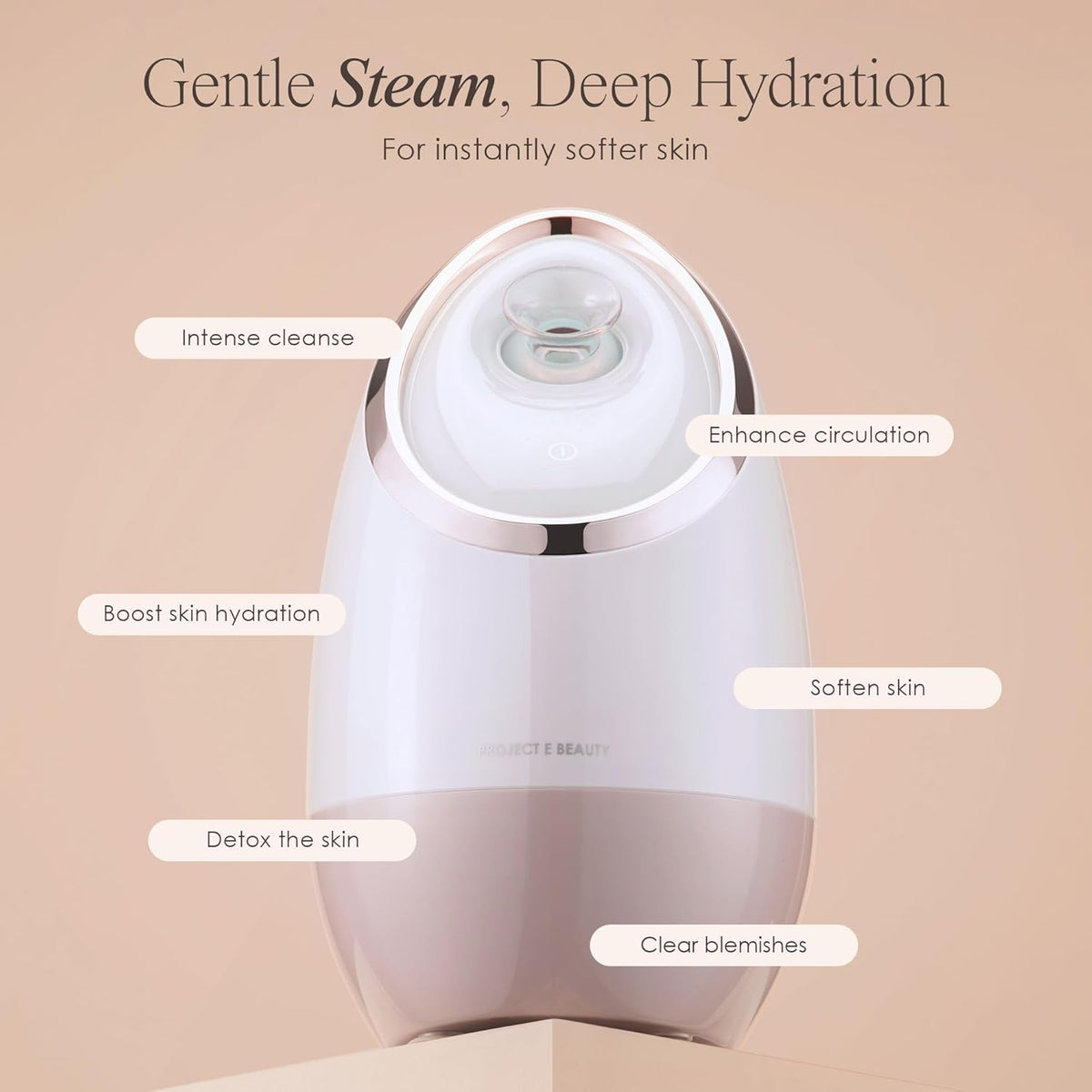 Sensa | Nano Ionic Facial Steamer by Project E Beauty | Deep Pore Cleansing | Warm Mist Sprayer |