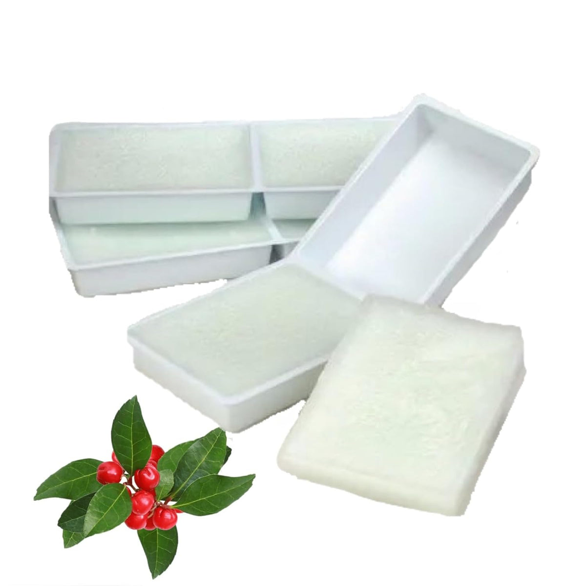 Performa 44014 Paraffin Wax Refill Wintergreen Scented Blocks, 6 Lbs, 1 Lb Blocks, Paraffin Bath