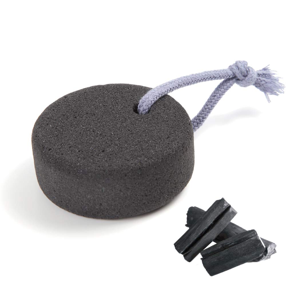 Pumice Stone for Feet, Body, Hands [Made in Japan] Silk or Charcoal Plus Hyaluronic Acid Essence