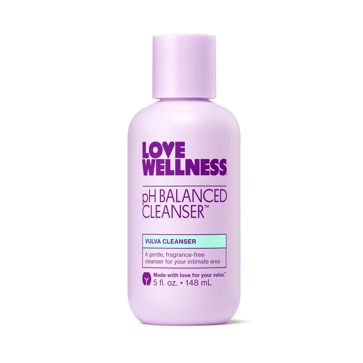 Love Wellness pH Balancing Cleanser | Feminine Vaginal Wash | Fragrance-Free | Vaginal Cleanser for