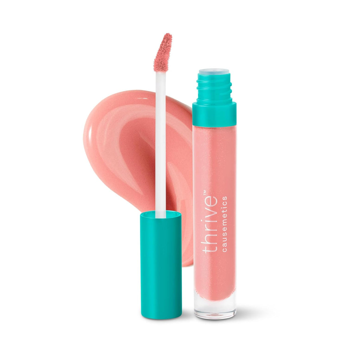 Thrive Causemetics Sheer Strength Lip Plumping Peptide Gloss, Lip Plumper with Vitamin E, Peptides