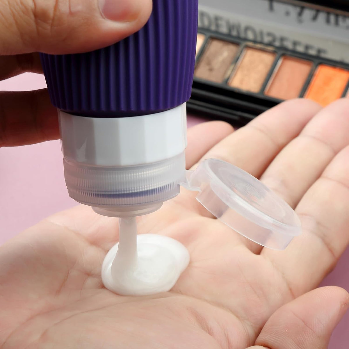 16 Pack Travel Bottles Set, TSA Approved Leak Proof Silicone Squeezable Containers for Toiletries