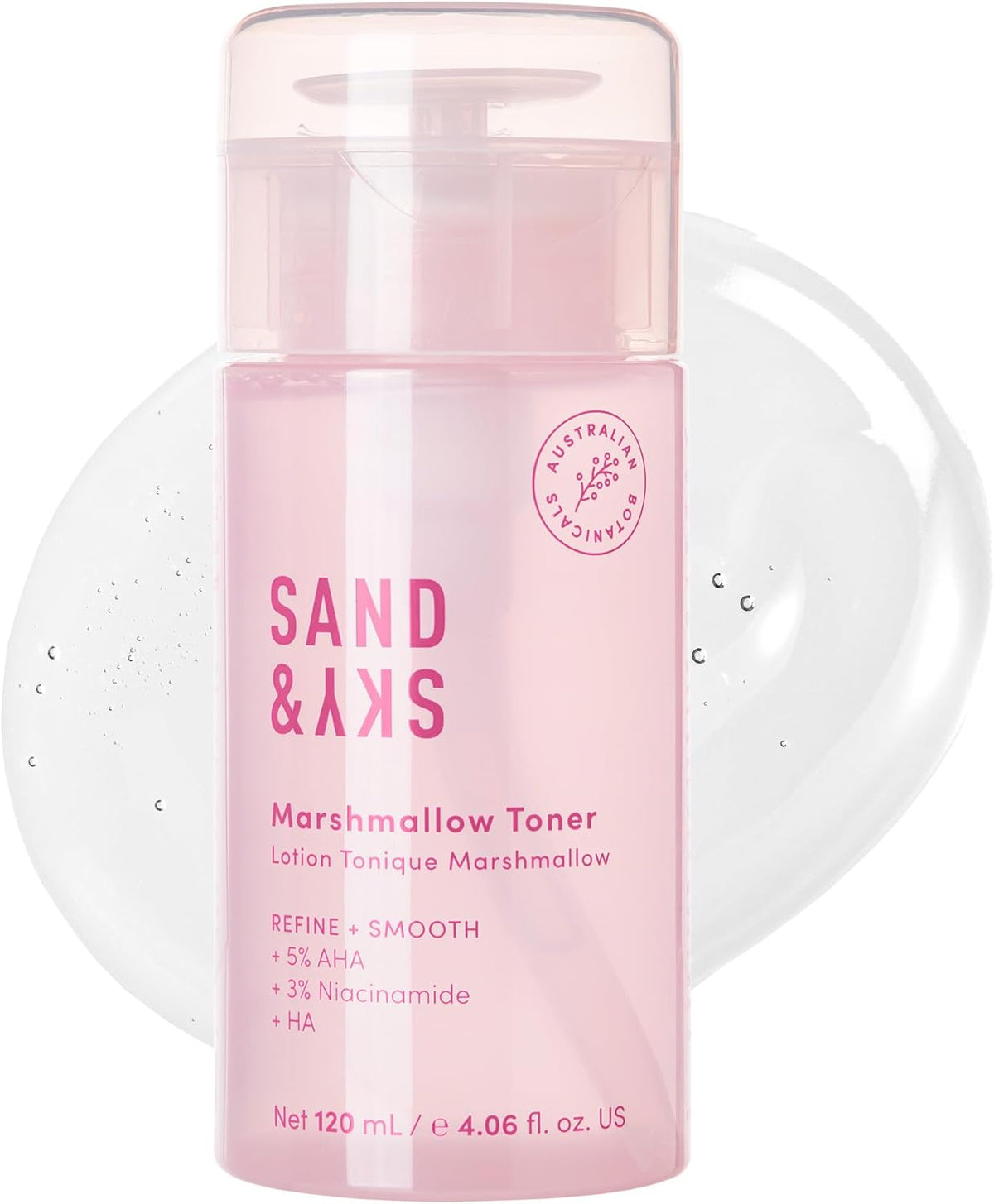 Sand & Sky Australian Essentials Brightening Toner with Niacinamide & Glycolic Acid - Marshmallow