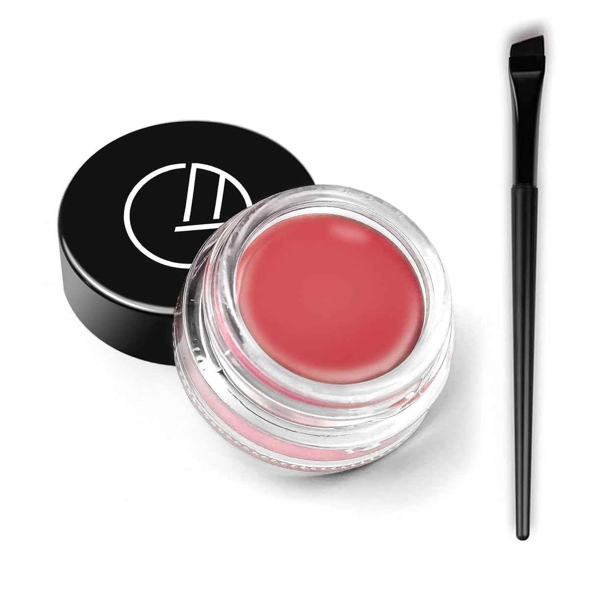 Eyeliner Gel Set,Long Lasting Waterproof With 5.51 IN Long Eyeliner Brush,High-Intensity Pigments