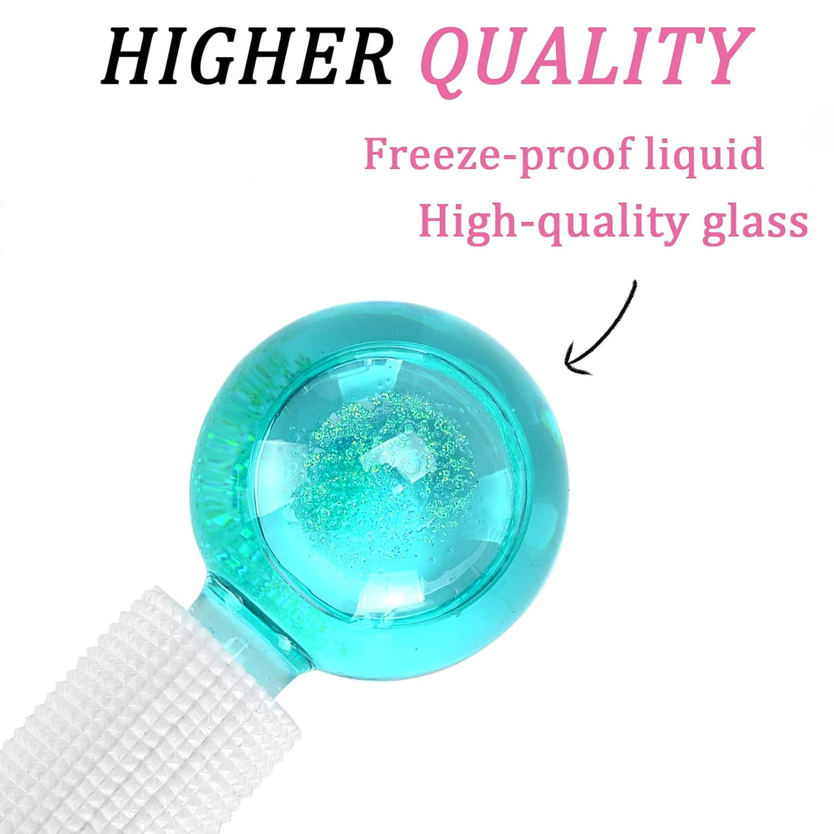 Ice Globes for Facials- Freezer Free Face Rollers with Essence for Daily Beauty Routines, Skin