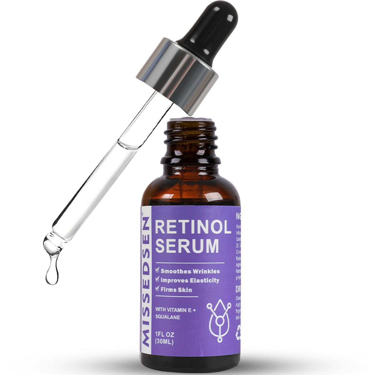 Retinol Serum for Face anti aging with Squalane Oil & Vitamin E Oil for Skin Care Night Repair