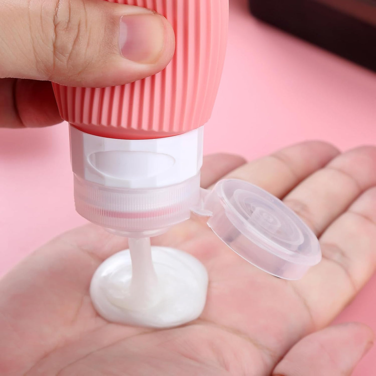 16 Pack Travel Bottles Set, TSA Approved Leak Proof Silicone Squeezable Containers for Toiletries