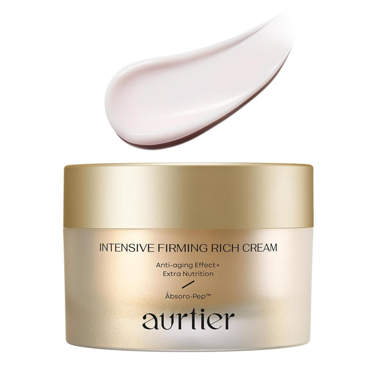 Intensive Firming Rich Cream, Anti-Aging Moisturizer with Collagen Peptides EGF Hyaluronic Acid for