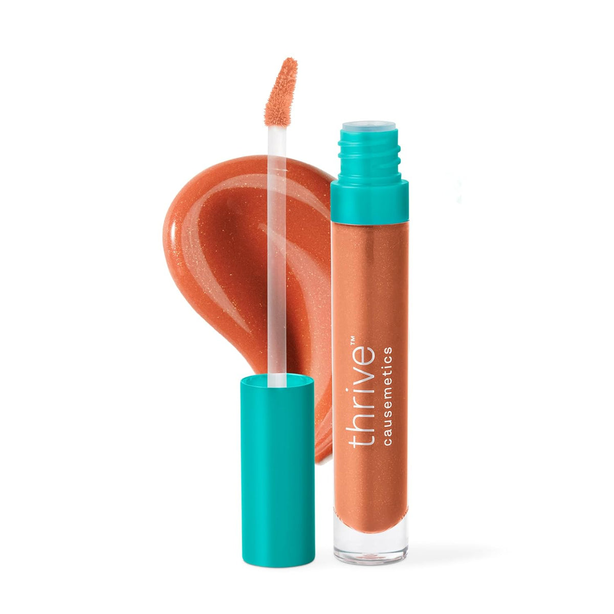Thrive Causemetics Sheer Strength Lip Plumping Peptide Gloss, Lip Plumper with Vitamin E, Peptides