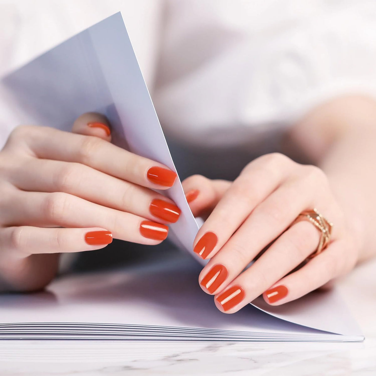 Major Dijit Quick Dry Nail Polish Pumpkin Orange Summer Nail Lacquer for Nail Art Cruelty-Free