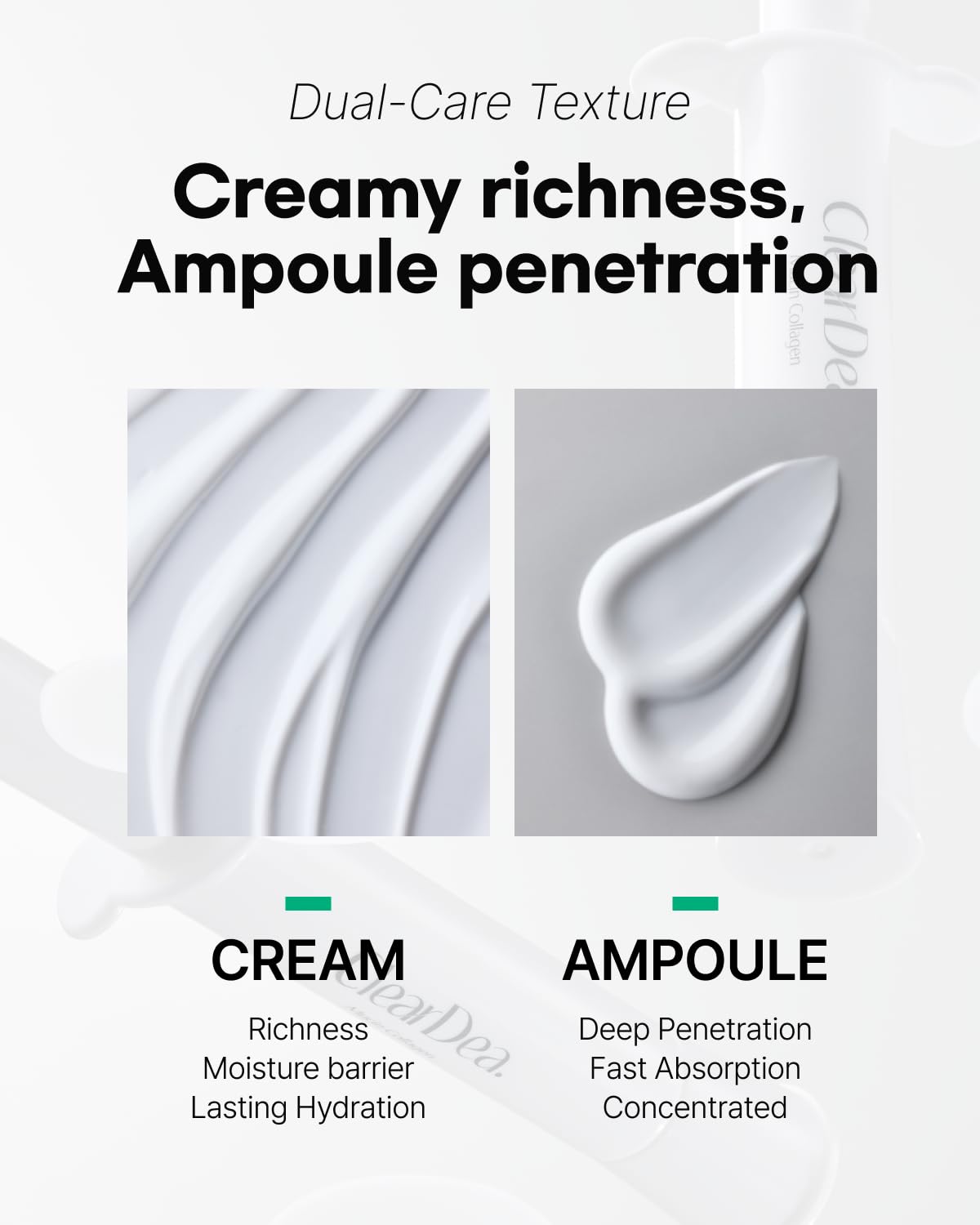 Mucin Collagen Voluming Ampoule Moisturizer Face Cream (Dual Collagen + Mucin Care) – Deep