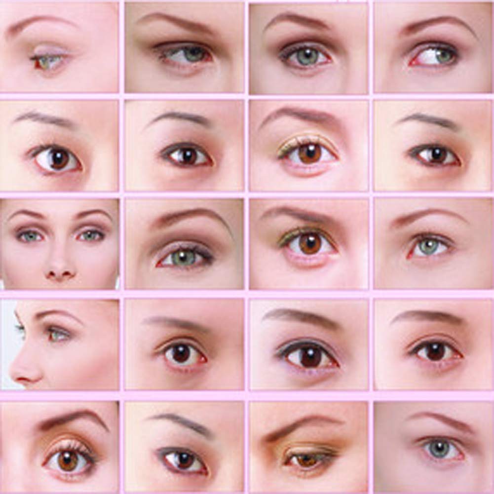 Eyebrow Stencil, 24 Eyebrow Shaper Kit, Reusable Eyebrow Template With Strap, 3 Minutes Makeup