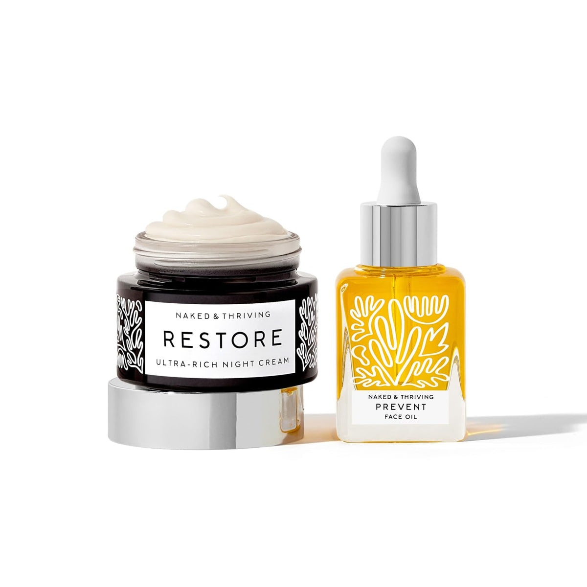 Naked & Thriving The Advanced Anti-Aging Duo: For fewer visible wrinkles | Restore Ultra-Rich Night