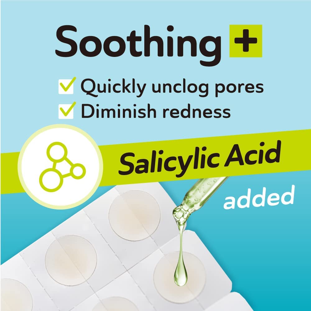 Invisible Salicylic Acid Pimple Patches for Face - Redness Reducing Hydrocolloid Acne Patches