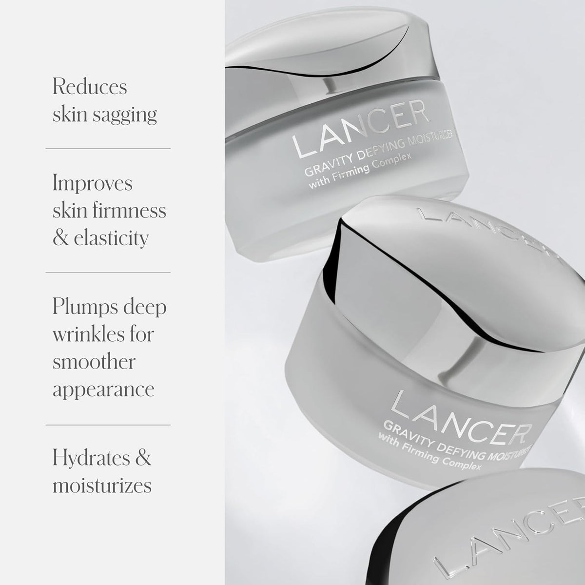 Lancer Gravity Defying Moisturizer With Firming Technology, Face Moisturizer for Women, Great at