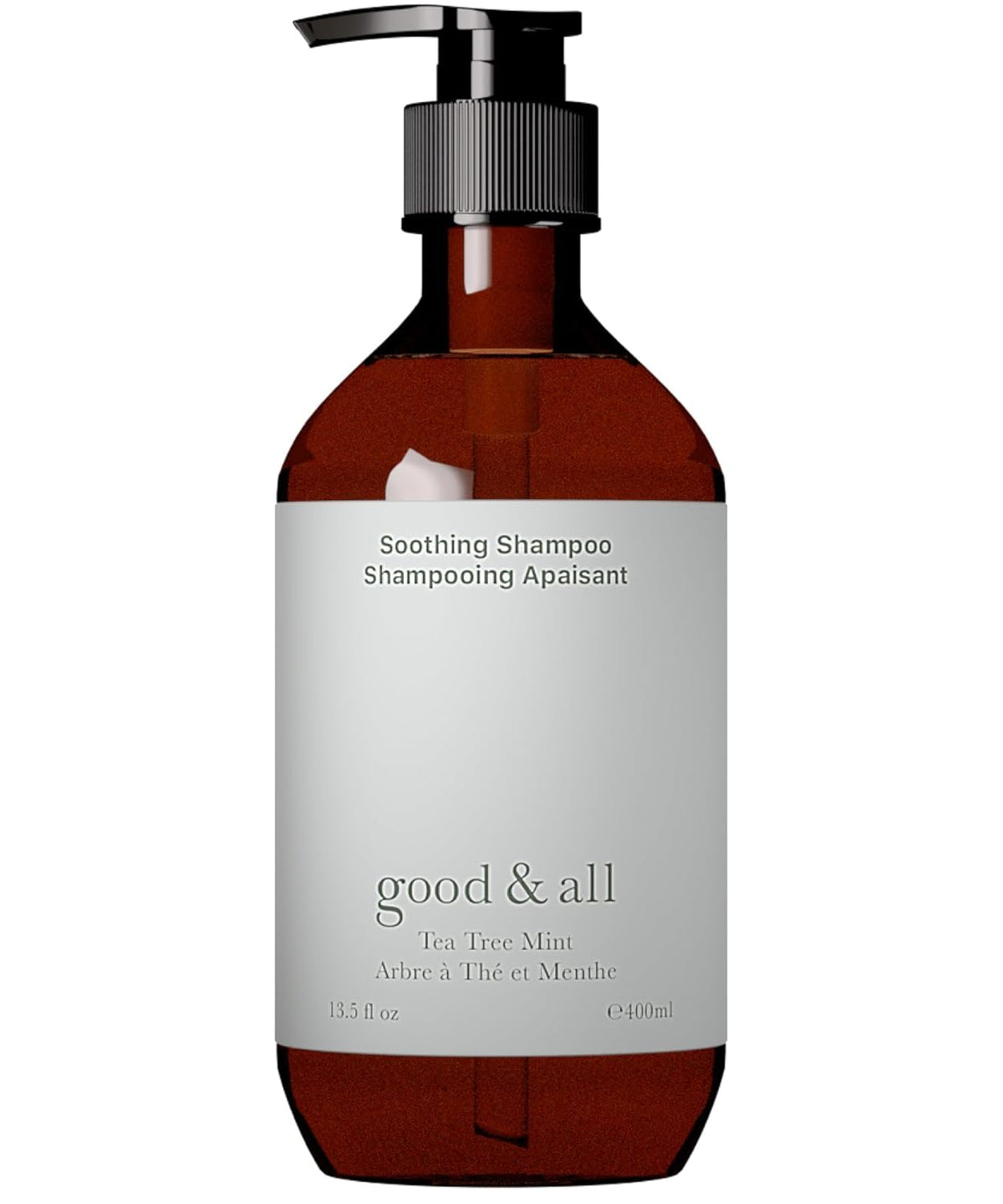GOOD&ALL Tea Tree Shampoo for Dry Itchy Scalp with Peppermint - Sodium Lauryl Sulfate/Sulphate