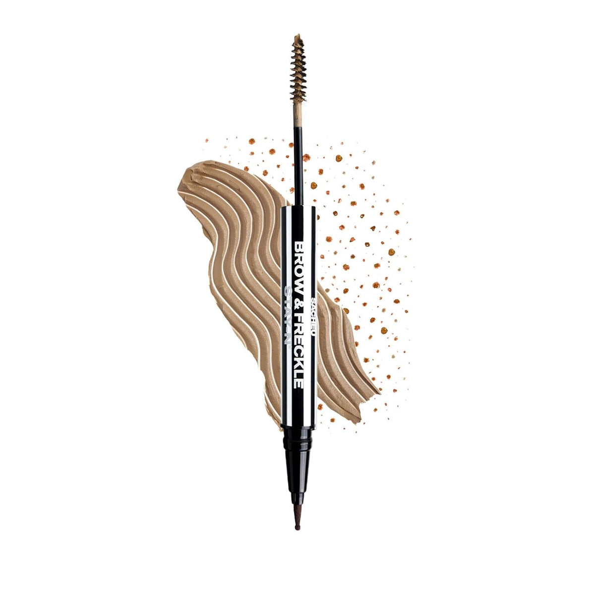 Sacheu Brow & Freckle STAY-N Tinted Eyebrow Gel & Faux Freckle Pen — 2-in-1 Longwear Water