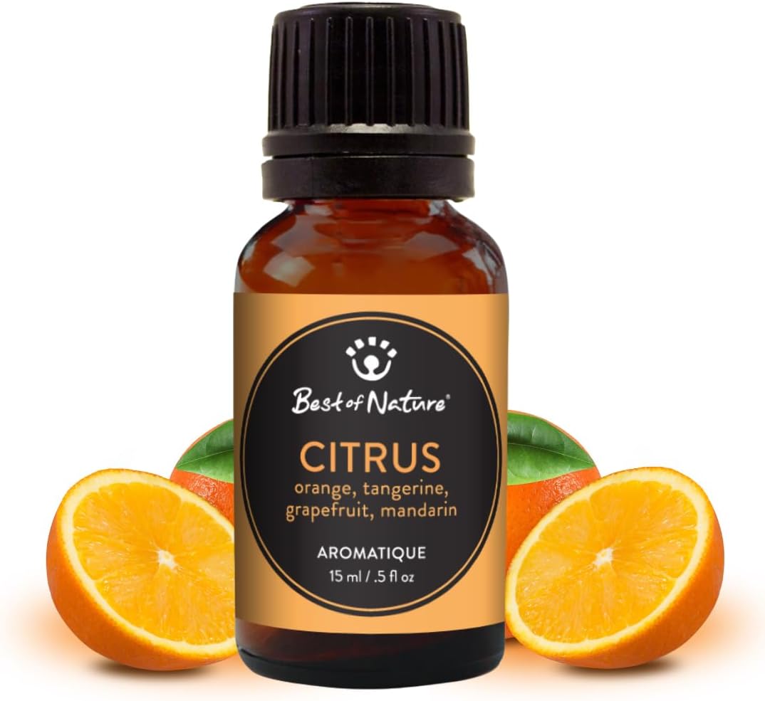Best of Nature Citrus Essential Oil Blend – Orange, Tangerine, Grapefruit & Mandarin – 100% Pure