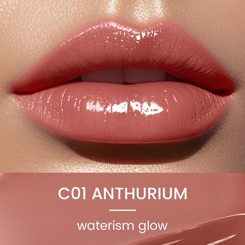 CATKIN Glossy Lip Balm Ultra Hydating Glow Lip Tinted Jelly Plump Melting Balm Shea Butter Repair