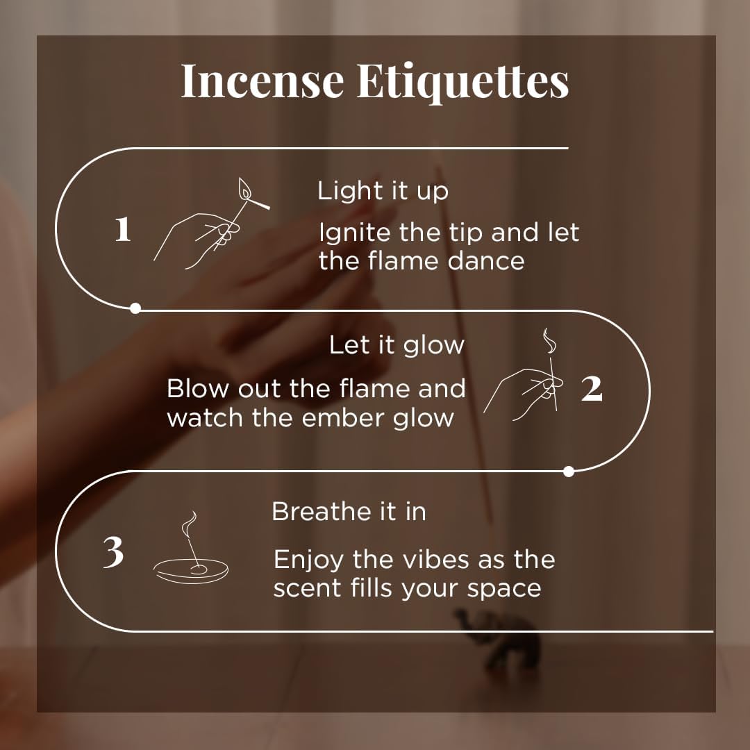 Folkulture Oud Incense Sticks | Set of 100 Insence-Sticks with Holder for Relaxation | Aqua Oudh