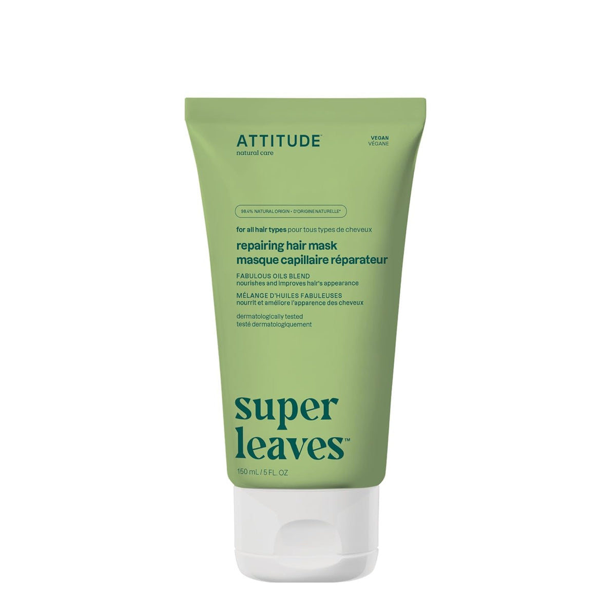 ATTITUDE Repairing Hair Mask, Nourishes and Improves Hair's Appearance, Fabulous Oils Blend