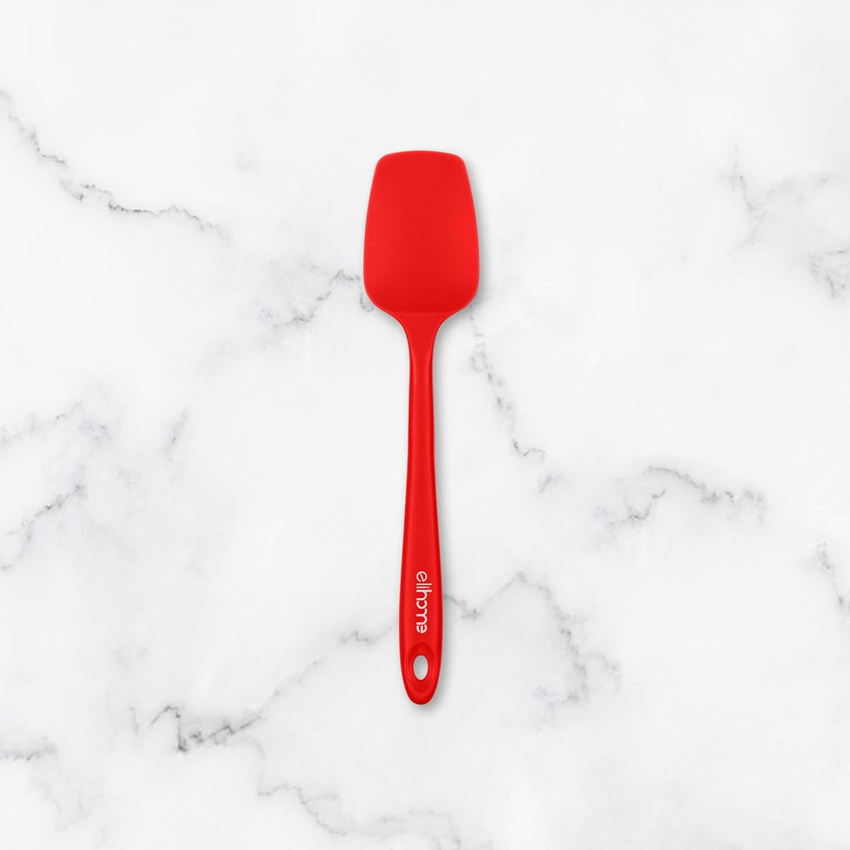 Elihome Mini Silicone Spoonula - Non-Stick Heat Resistant Silicone Scraper Spatula for Mixing
